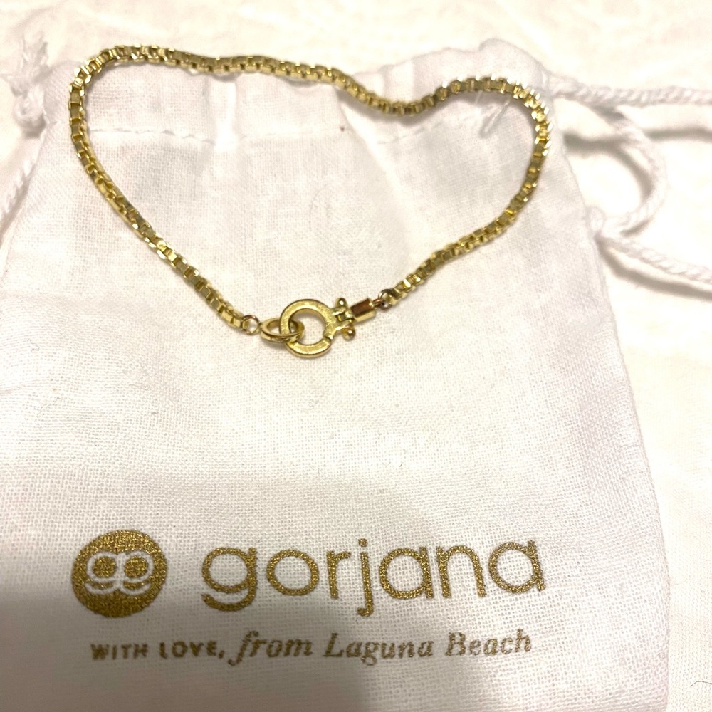 Gorjana gold plated bracelet - 7.5 inches length